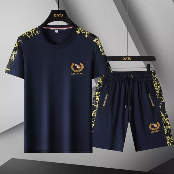 Navy Blue pant & tshirt combo set