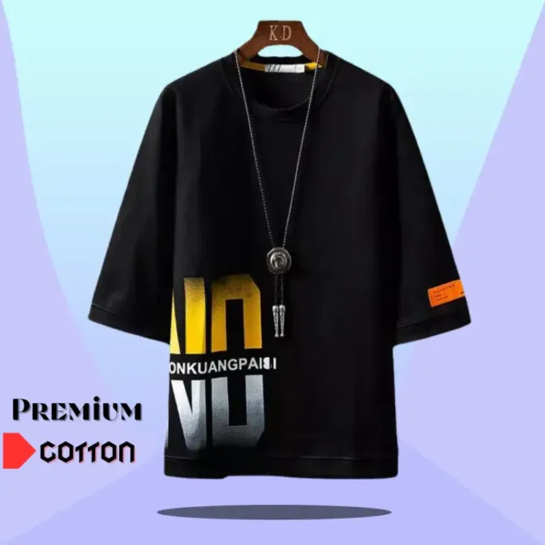 Black Premium Cotton Tshirt