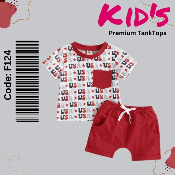 premium quality  100% cotton baby & girl combo sat