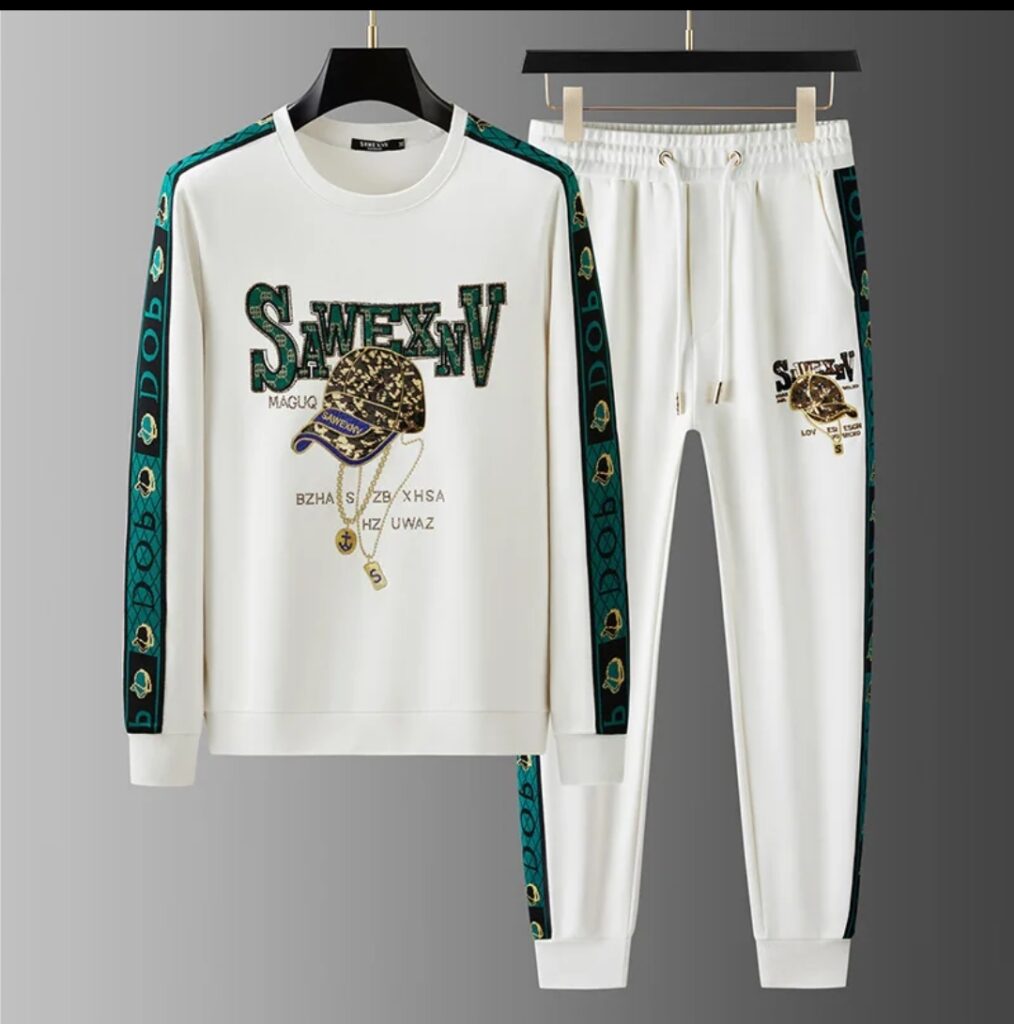 Mancusio Men's Full Size Long Sleeve Top and Pants Set Plus Size main image 0
