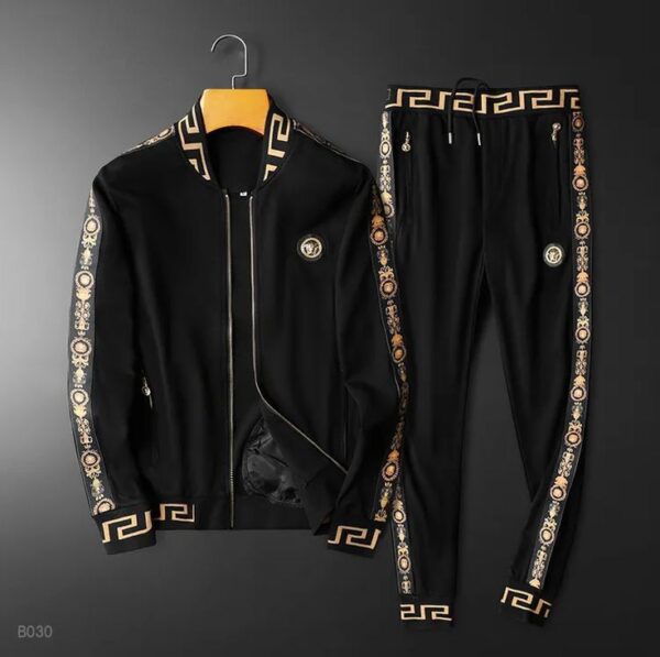 Premium Cotton Black full sleeve jacket & Trouser Set For Men
