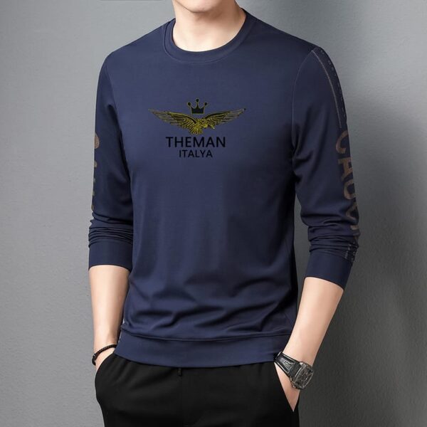 Premium Blue full sleeve Tshirts For Men