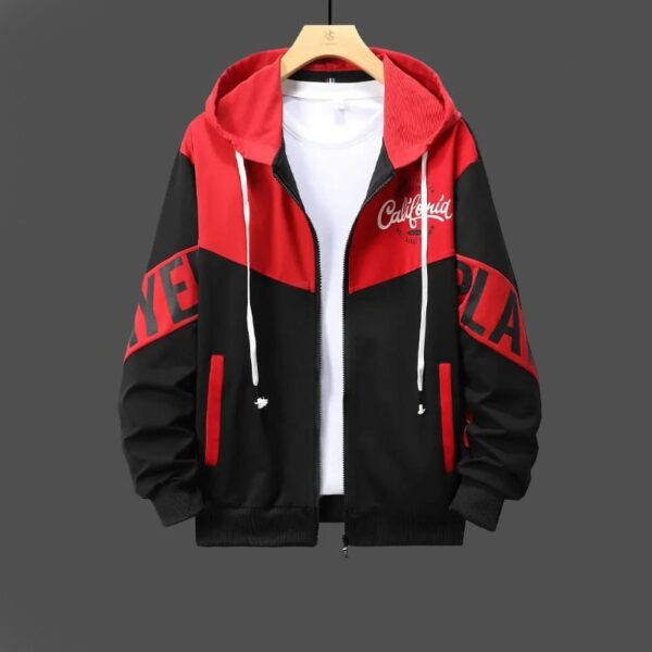 Black&Red Cotton premium Hoodie